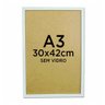Moldura Quadro A3 30x42 Diploma Certificado Foto sem Vidro - 1