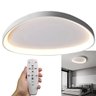 Luminaria Paflon Sobrepor Teto Led 3 em 1 Ajustavel Controle Remoto Decoraçao Iluminaçao Moderno Sal - 1