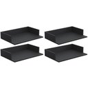 Ver imagem 1 de Kit 04 Suportes Suspensos Para Micro-ondas Forno 60x40 cm Class L03 Preto - Lyam Decor