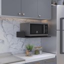 Ver imagem 2 de Kit 04 Suportes Suspensos Para Micro-ondas Forno 60x40 cm Class L03 Preto - Lyam Decor