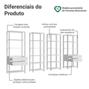 Ver imagem 5 de Guarda-Roupa Closet Modulado 4 Gavetas 258 cm Valencia Madesa 06