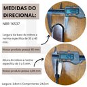 Ver imagem 4 de Elemento Tátil Direcional Inox Parafusado Frisado