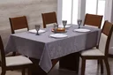 Ver imagem 2 de Toalha de Mesa 6 Lugares Jacquard 200x135 Admirare - Silver
