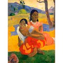 Ver imagem 1 de Quando Você Casa Pintura de Paul Gauguin Impressão em Canvas Fine Art 40x30 Cm sem Moldura