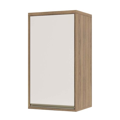 Armário Aéreo 40 Cm 1 Porta de Abrir 1 Prateleira Mel Luciane Móveis