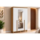 Ver imagem 1 de Guarda Roupa 4 Portas 2ESP 2g Pé Alonzo Lopas Amêndoa