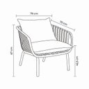 Ver imagem 2 de Poltrona para Jardim em Polipropileno Seiva