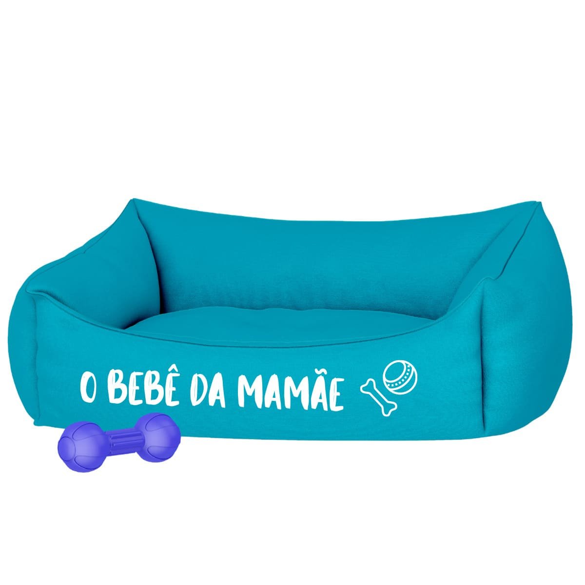 Cama Pet Para Cachorro E Gato Pequeno Azul Bebê Da Mamãe:Azul - 2