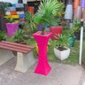 Vaso Planta Pilar Suporte Torre 85x30 Trapézio Polietileno BGPLASTICOS V21 ROSA 022 - 13