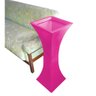 Vaso Planta Pilar Suporte Torre 85x30 Trapézio Polietileno BGPLASTICOS V21 ROSA 022 - 12