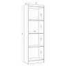 Armário Multiuso 2 Portas New 2000192 Branco Tx - Aramóveis - 3