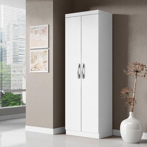 Armário Multiuso 2 Portas New 2000192 Branco Tx - Aramóveis