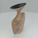 Ver imagem 3 de Vaso Decorativo Enfeite Casa Garrafa Home&Co Cerâmica 31x18x8cm Bege