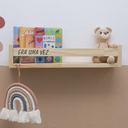 Ver imagem 2 de Prateleiras de Parede Infantil em Madeira – Kit 3 Unidades (era Uma Vez)