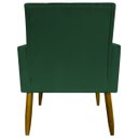 Ver imagem 7 de Kit 8 Poltronas Decorativas para Sala Mari Suede Cores Pé Palito Castanho
