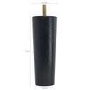 Ver imagem 3 de Kit 12 Pés para Cama Box Baú Solteiro Casal Pé para Moveis 13cm Preto