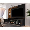 Ver imagem 2 de Home Tv 65 Polegadas Ocean 184x200x45cm 6 Rodizios Led:pretocanela