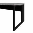 Ver imagem 6 de Mesa L Escritório Industrial 1,70m X 0,70m Pés Metal F5 Cor:cinza Sagrado com Preto