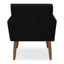 Ver imagem 5 de Kit 4 Poltronas Decorativa Nina Pés Palito Veludo Preto Chamby Móveis