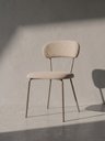 Ver imagem 7 de Conjunto Mesa Redonda Vidro 110cm com 4 Cadeiras Aço Ferro Boucle Bege Sala Jantar Apartamento