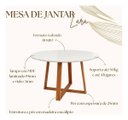 Ver imagem 4 de Conjunto Mesa Redonda Vidro 110cm com 4 Cadeiras Aço Ferro Boucle Bege Sala Jantar Apartamento
