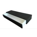 Ver imagem 4 de Aparador Suspenso com Uma Gaveta Preto 70x40x10