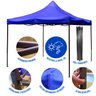 Tenda Praia Gazebo Dobrável Impermeável Poliéster E Metal 3x3m Barraca Camping Abrigo - 2