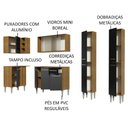 Ver imagem 6 de Armário de Cozinha Completa de Canto 293cm Rustic/Preto Emilly Self Madesa 05