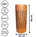 Ver imagem 4 de Luminária de Chão MDF TORRE DE PISA:MDF CRU/60x25cm