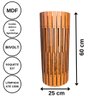 Luminária de Chão MDF TORRE DE PISA:MDF CRU/60x25cm - 4