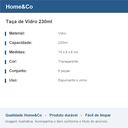 Ver imagem 6 de Jogo 6 Peças Conjunto de Sobremesa de Vidro 230ml Transparente 10x8x8cm Servir
