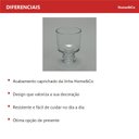 Ver imagem 4 de Jogo 6 Peças Conjunto de Sobremesa de Vidro 230ml Transparente 10x8x8cm Servir