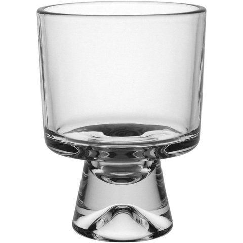 Jogo 6 Peças Conjunto de Sobremesa de Vidro 230ml Transparente 10x8x8cm Servir
