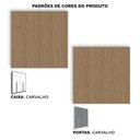 Ver mais imagens de Guarda Roupa Solteiro 4 Portas New Guarapari - Carvalho