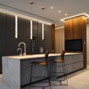 Ver imagem 2 de Pendente Roma de Metal e Cristal Dourado Ø50x43cm Cabo: 1,5m - Led 3200k