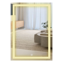 Ver imagem 5 de Espelho Jateado Retangular 80x60 com Led 3 Tons – Botão Touch e Intensidade Ajustável