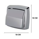 Ver imagem 7 de Acabamento para Válvula de Descarga Hidra/docol/deca Universal Abs Preto Fosco