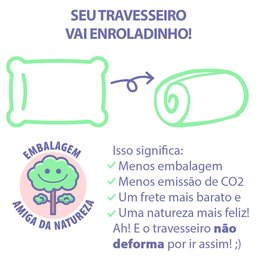 Kit 2 Travesseiros Antialérgico de Fibra Macio Lavável 45X65 BF Colchões - 4