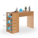 Ver imagem 4 de Bancada de Cozinha com Garrafeiro e 1 Porta 136cm Soluzione Móveis