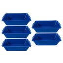 Ver imagem 1 de Kit 5 Caixas de Massa Azul 20 Litros Afort