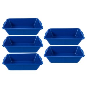 Kit 5 Caixas de Massa Azul 20 Litros Afort