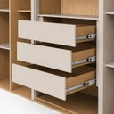 Ver mais imagens de Guarda-Roupas Infantil 100% MDF com LED, Portas de Vidro Reflecta Cantos Arredondados e Nichos