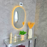 Espelho Oval com Led Quente de Parede para Banheiro e Sala Hall - 7
