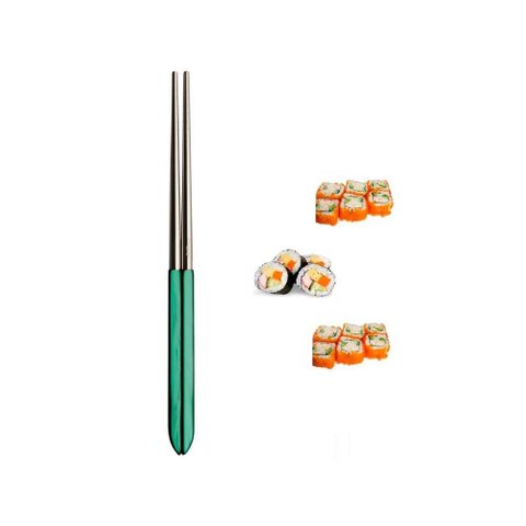 Hashi Reutilizável Verde Comida Japonesa Aladdin Bugatti