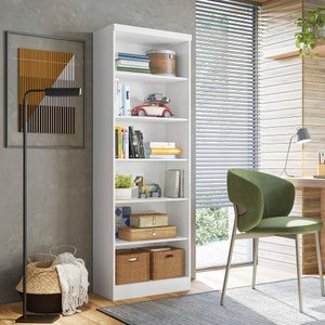 Estante Livreiro 1404 Qmovi Branco