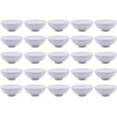 Ver imagem 1 de Kit 25 Tigelas de Melamina Brancas 400ml Cumbucas para Restaurantes Hotéis Refeitórios Bares
