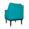 Poltrona Suelen para Recepção e Consultório Psicologia:azul Turquesa - 2