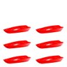 Conjunto de Barca Sushi 1l 6 Peças Vermelho em Polipropileno Linha Tropical Vem - 1