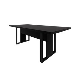 Mesa de Escritório Reunião 2,00m Pé Metal Quadro F5 Office - 4