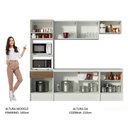 Ver imagem 6 de Armário de Cozinha Diamante com Balcão e Tampo Branco Rustic